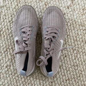 Nike Women's Taupe Knit Sneakers